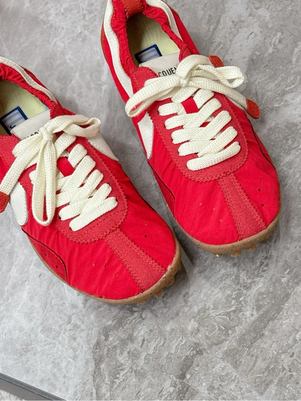 Nike Red and White Women's Sneakers